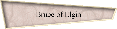 Bruce of Elgin