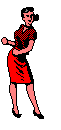 lady in red